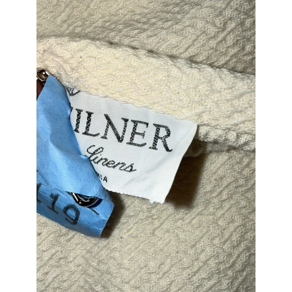 JANE WILNER Pair 2 Pillow Shams Haute Couture Linens 3 Band Tape W/ Flange